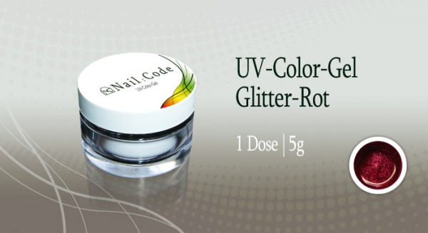 Glitter rot Nailcode
