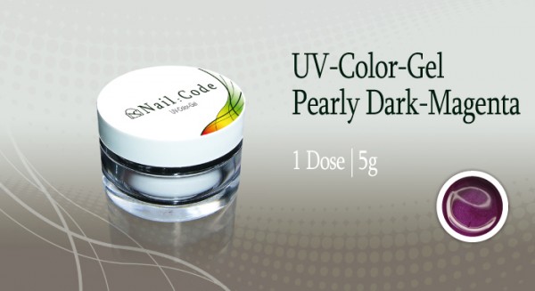 Pearly-dark-magenta Farbgel 5 g