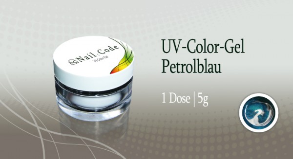 Petrolblau Farbgel 5 Nailcode