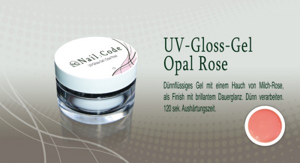 UV Gloss Gel Opal rosé 10 g Nailcode