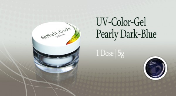 Pearly dark-blue Farbgel 5 g