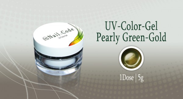Pearly green gold Nailcode