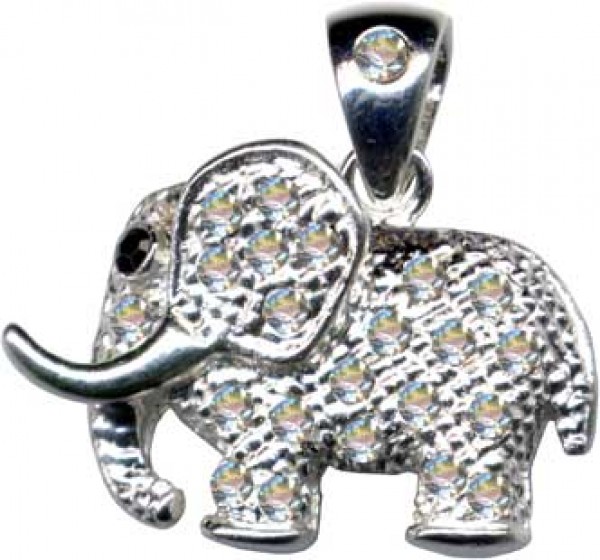 Anhänger Elefant aus Silber 925