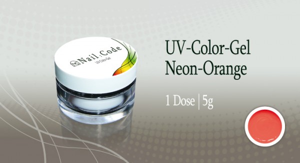 Neon-Orange Farbgel 5 g Nailcode