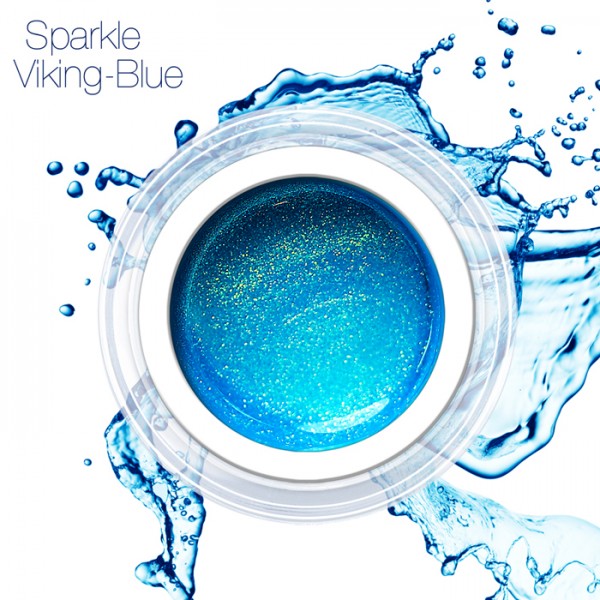 Sparkle Viking blue Farbgel 5 g Nailcode