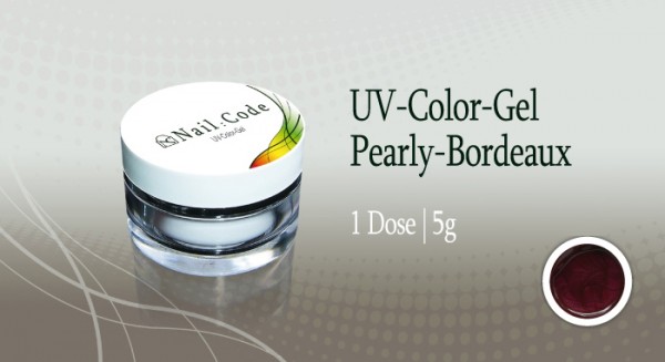 Pearly Bordeaux Farbgel 5 g Nailcode